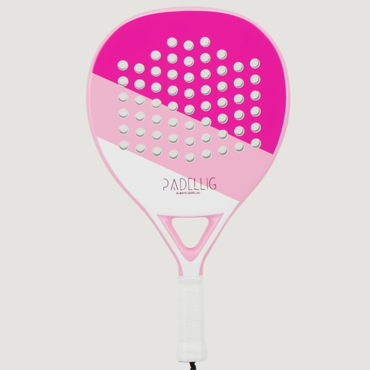 Padelracket Padellig Full Carbon Pink Delight – Inclusief tas