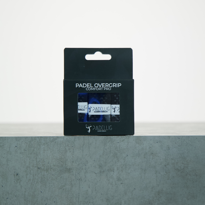 Padellig BACK IN BLACK overgrip giftbox - Overgrip - Grip - Griptape - Comfort Pro - Padel - Overgrip tennis - Overgrip padel - Zwart, Zwart, Zwart- 3 stuks