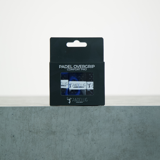 Padellig BACK IN BLACK overgrip giftbox - Overgrip - Grip - Griptape - Comfort Pro - Padel - Overgrip tennis - Overgrip padel - Zwart, Zwart, Zwart- 3 stuks