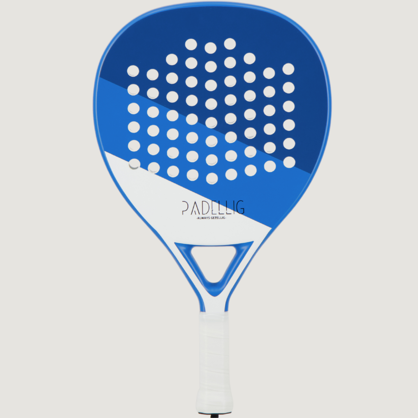 Padelracket Padellig Full Carbon Blue Delight – Inclusief tas & 3 ballen