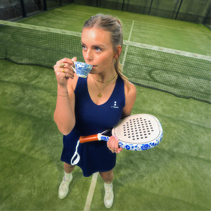 Padellig padelracket 12K Full Carbon - DELFTS BLAUW