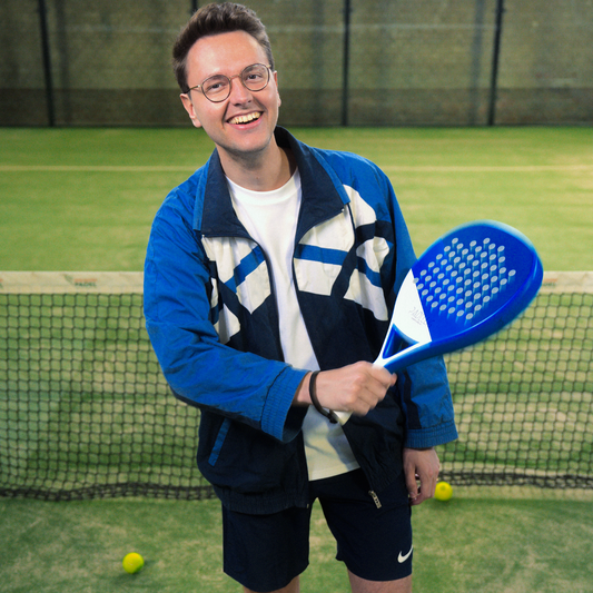 Padelracket Padellig Full Carbon Blue Delight – Inclusief tas & 3 ballen