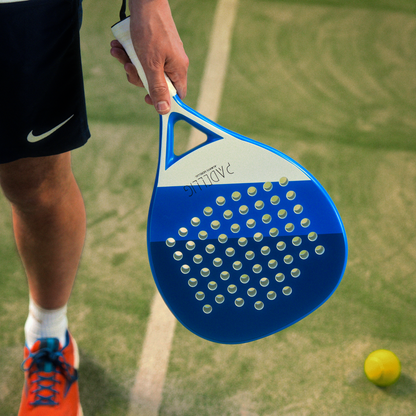 Padelracket Padellig Full Carbon Blue Delight – Inclusief tas & 3 ballen