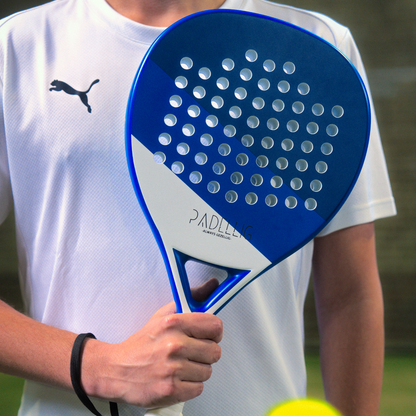 Padelracket Padellig Full Carbon Blue Delight – Inclusief tas & 3 ballen