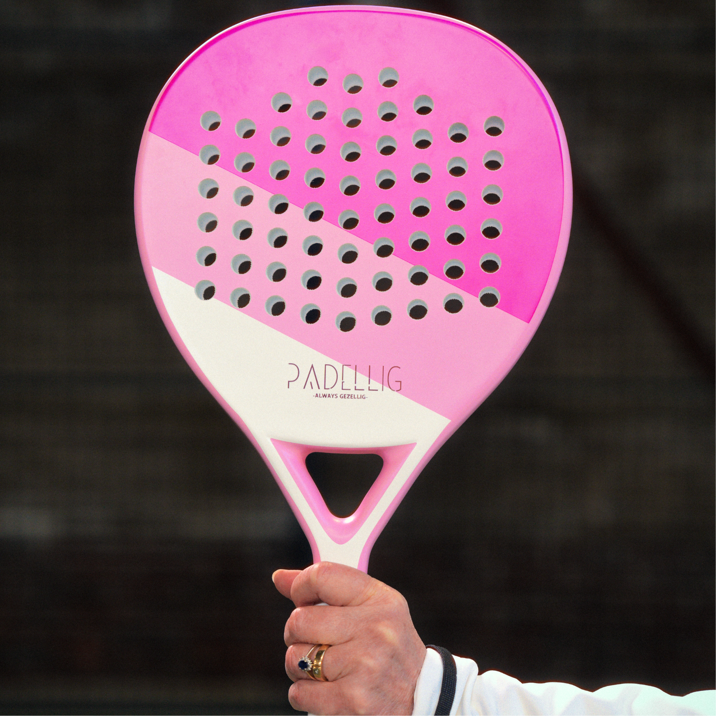 Padelracket Padellig Full Carbon Pink Delight – Inclusief tas