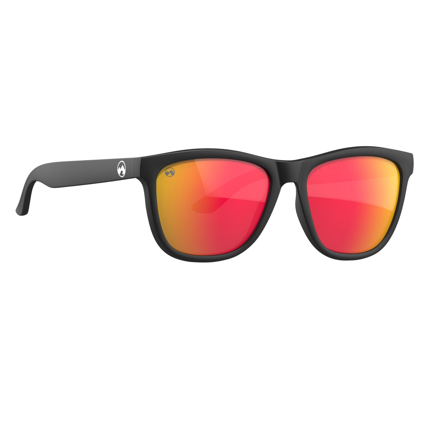 Padelbril - Fire - Matte black frame | orange lens