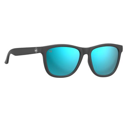 Lunettes de padel - Polar - Monture gris foncé mat | verres bleu glacier