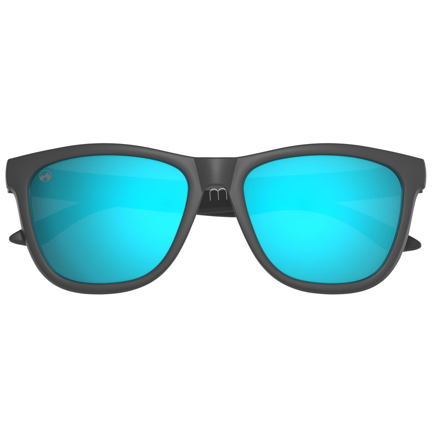 Lunettes de padel - Polar - Monture gris foncé mat | verres bleu glacier