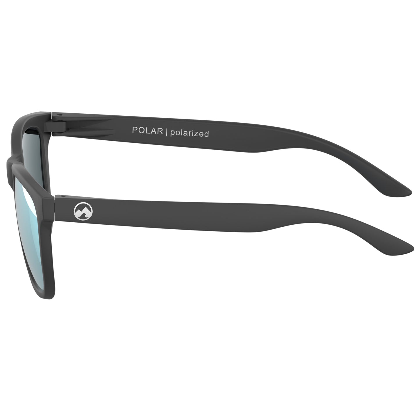 Lunettes de padel - Polar - Monture gris foncé mat | verres bleu glacier