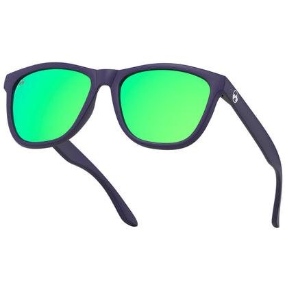 Lunettes de padel - Jade - Monture bleu marine mat | verres verts