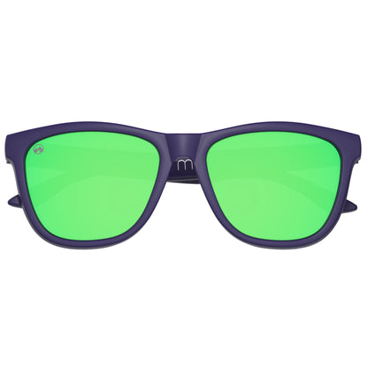 Lunettes de padel - Jade - Monture bleu marine mat | verres verts