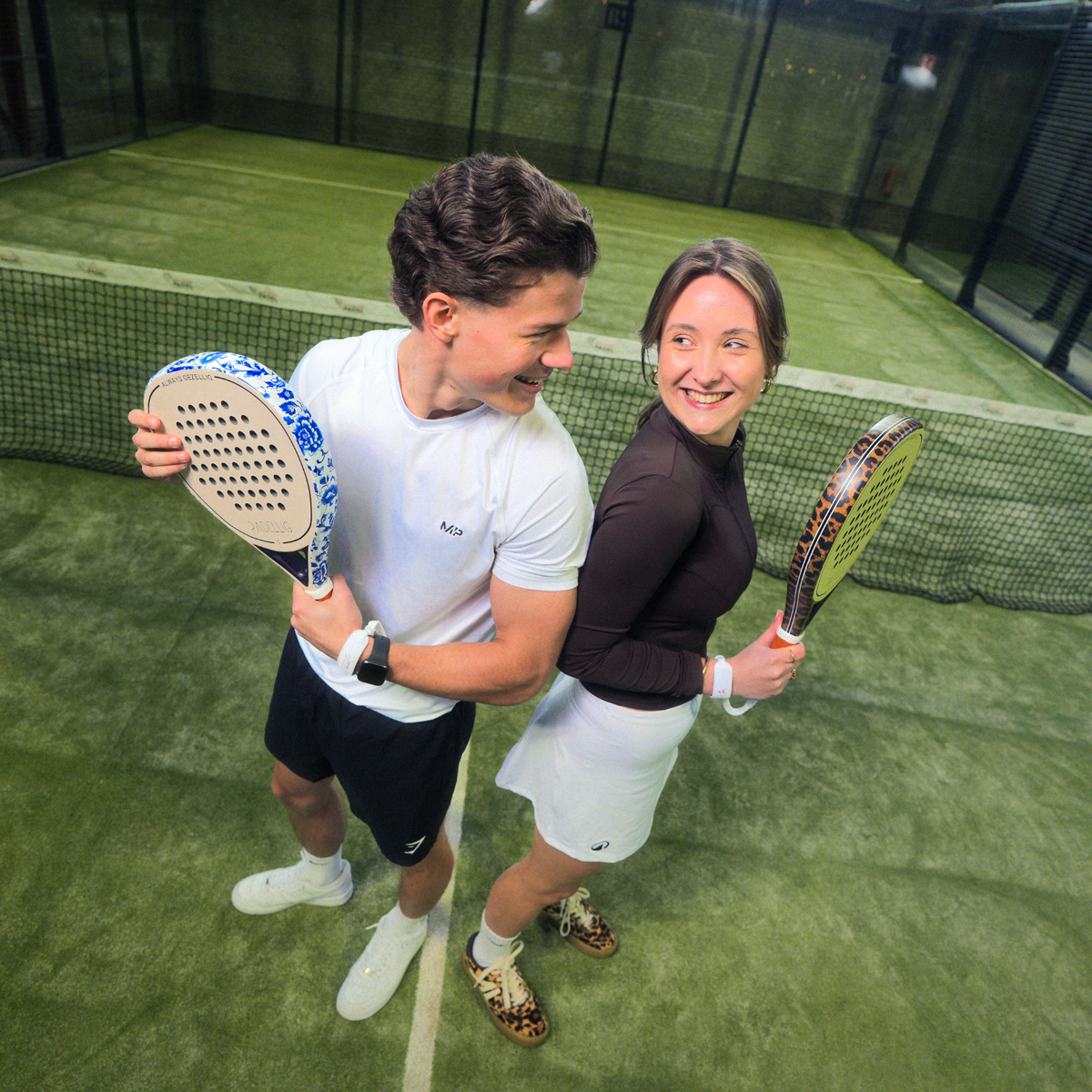 Padellig padelracket 12K Full Carbon - DELFTS BLAUW