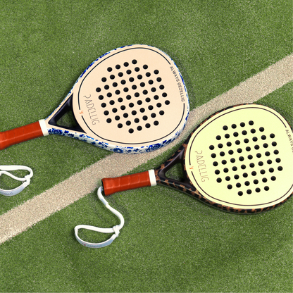 Padellig padelracket 12K Full Carbon - DELFTS BLAUW