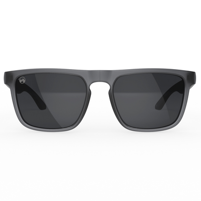 Padelbril - Odin - matte transparent grey/black
