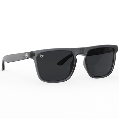 Padelbril - Odin - matte transparent grey/black