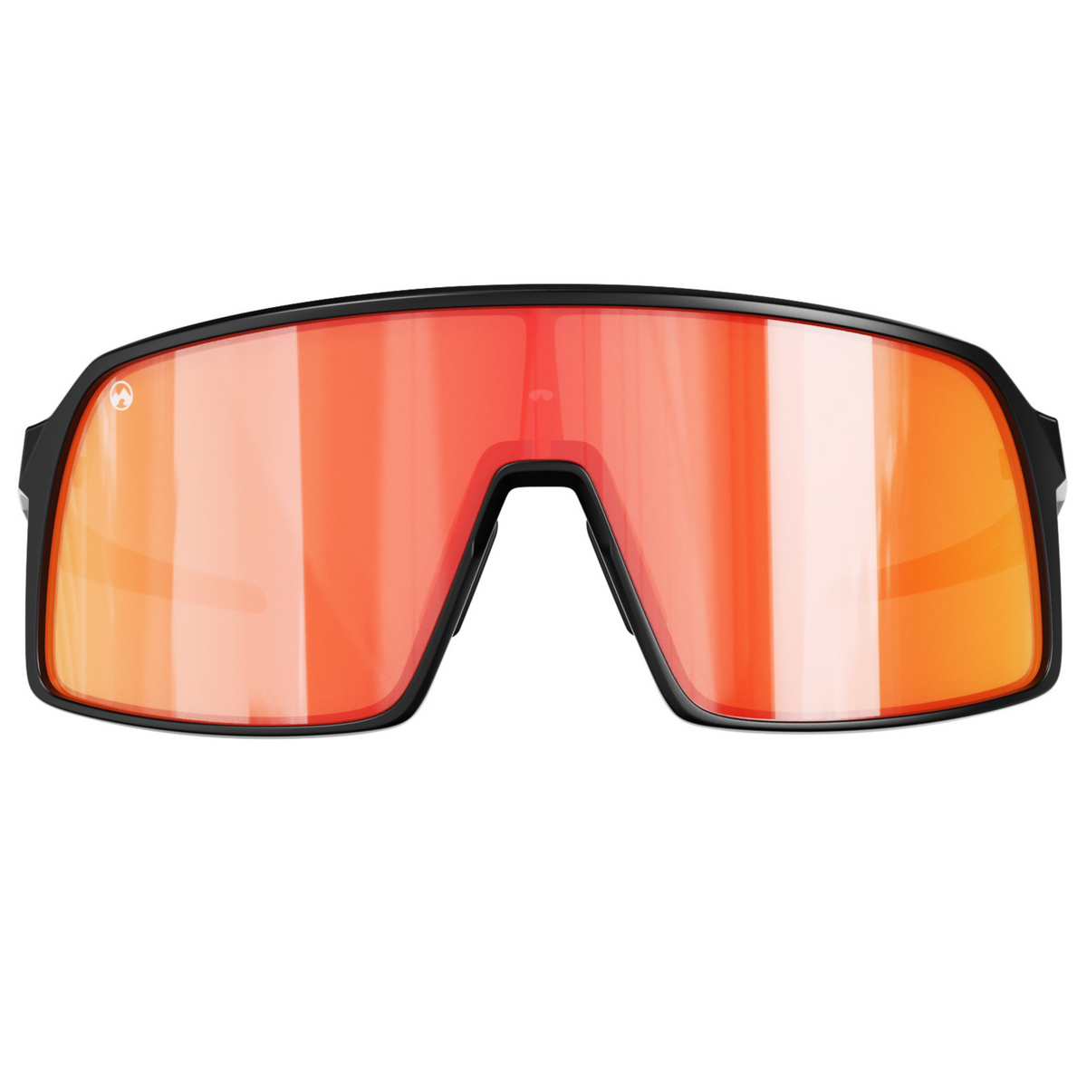 Padelbril - Viking - Matt black frame | orange red