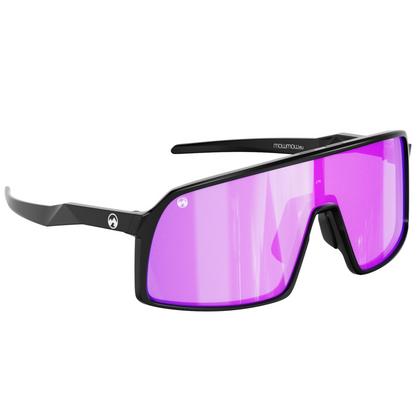 Padelbril - Viking - Matt black frame | purple