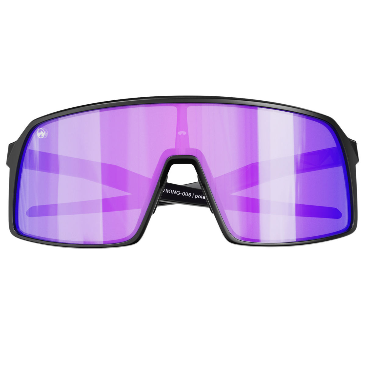 Padelbril - Viking - Matt black frame | purple