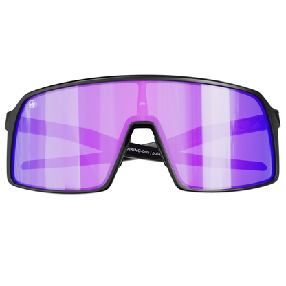 Padelbril - Viking - Matt black frame | purple