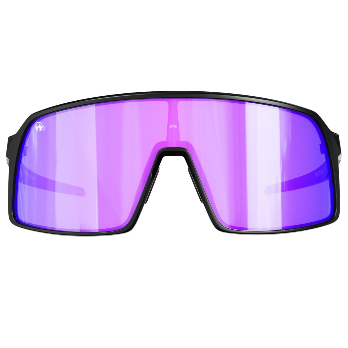 Padelbril - Viking - Matt black frame | purple