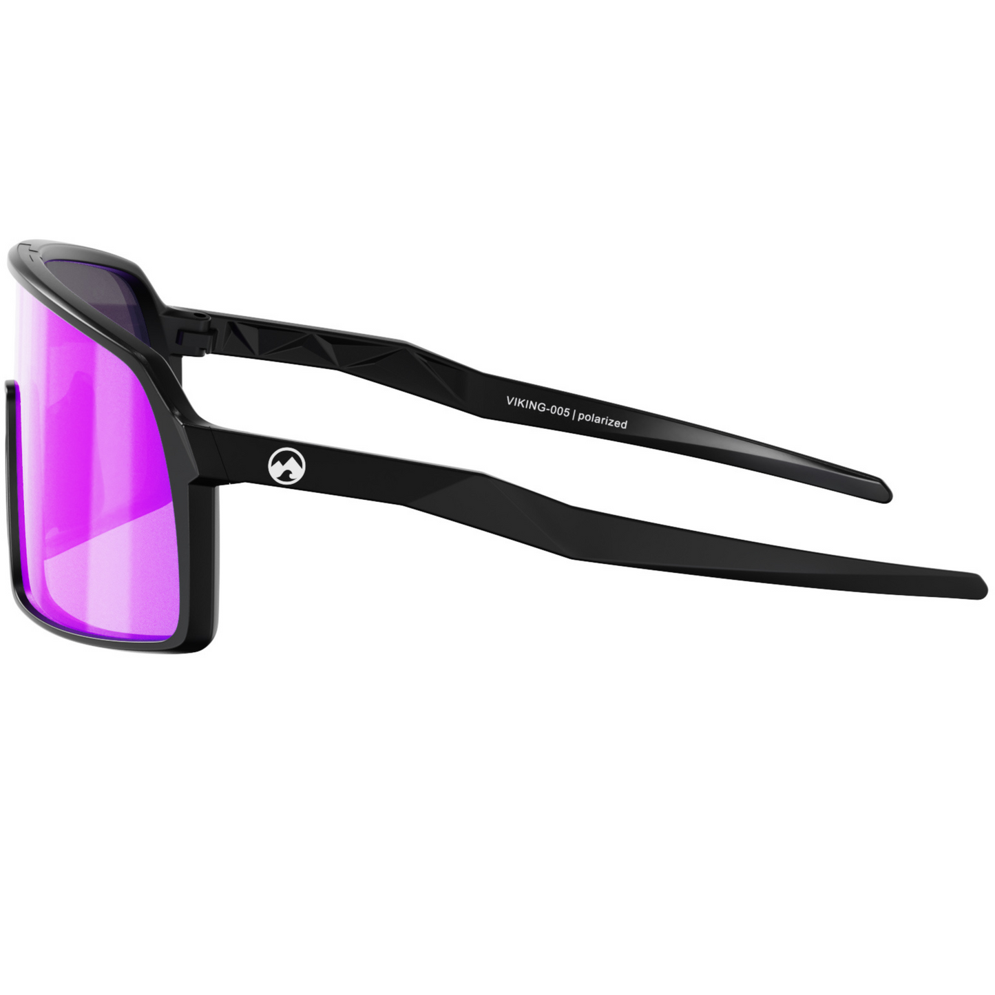 Padelbril - Viking - Matt black frame | purple