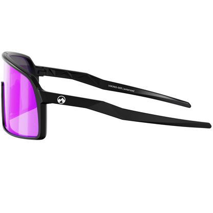 Padelbril - Viking - Matt black frame | purple